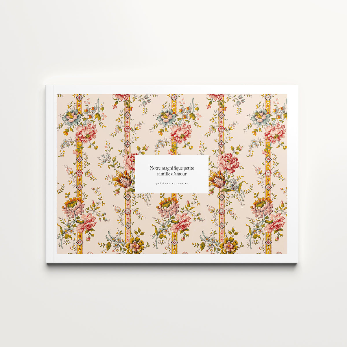 Weiches Album Blumenornament