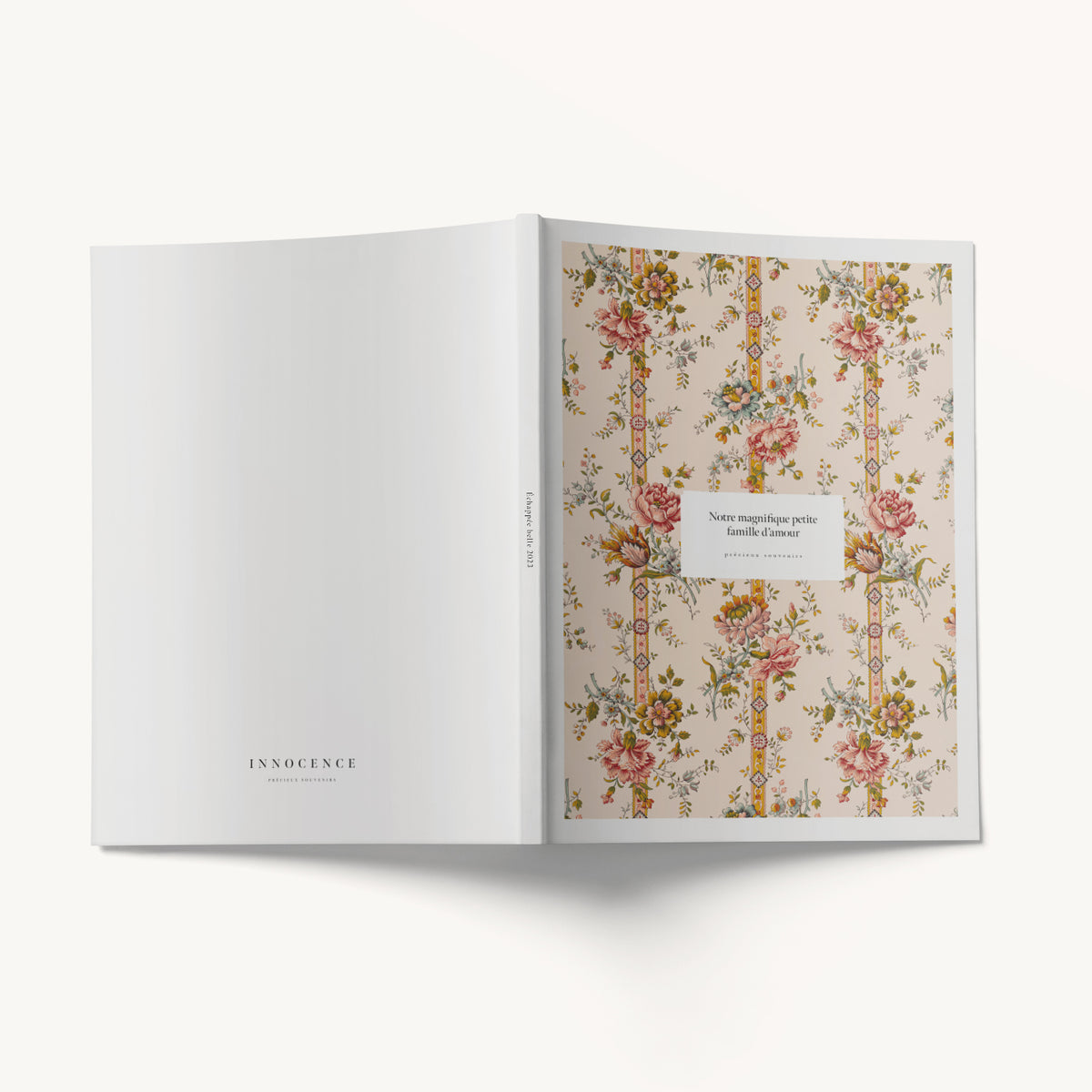 Weiches Album Blumenornament