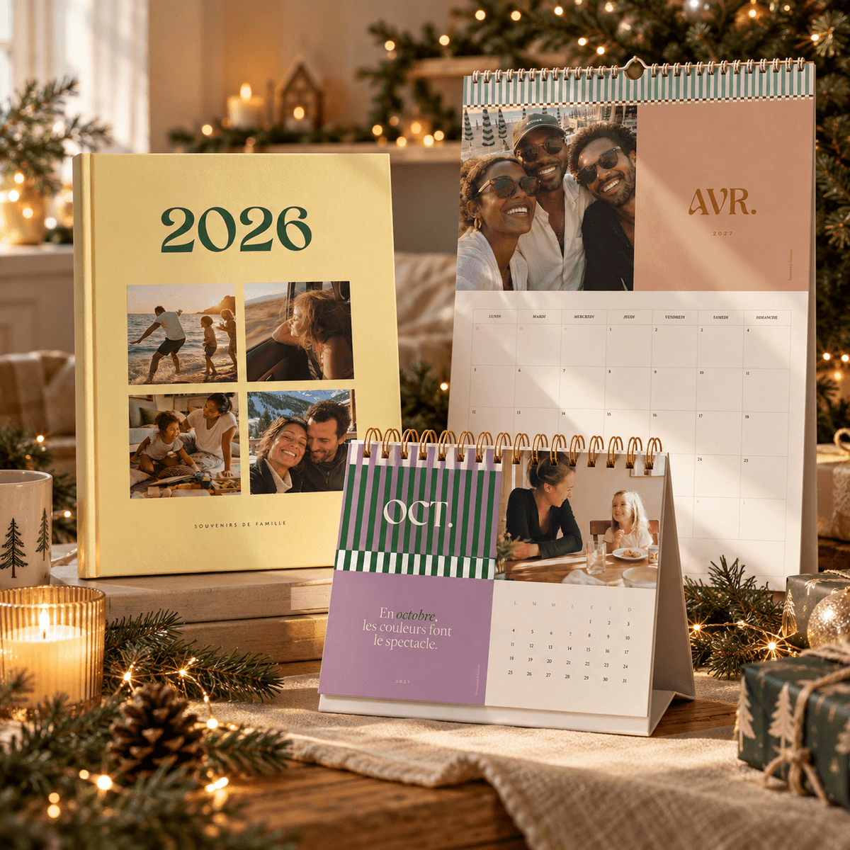 Christmas gifts, made with your photos