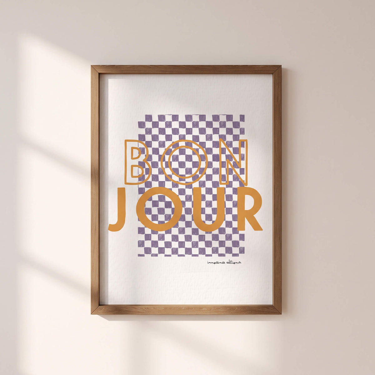 Affiche Bonjour
