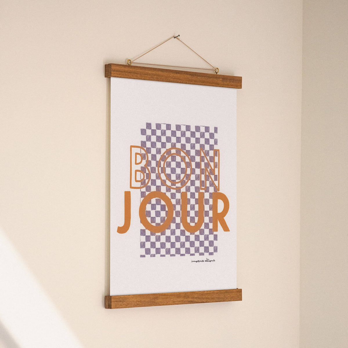 Affiche Bonjour