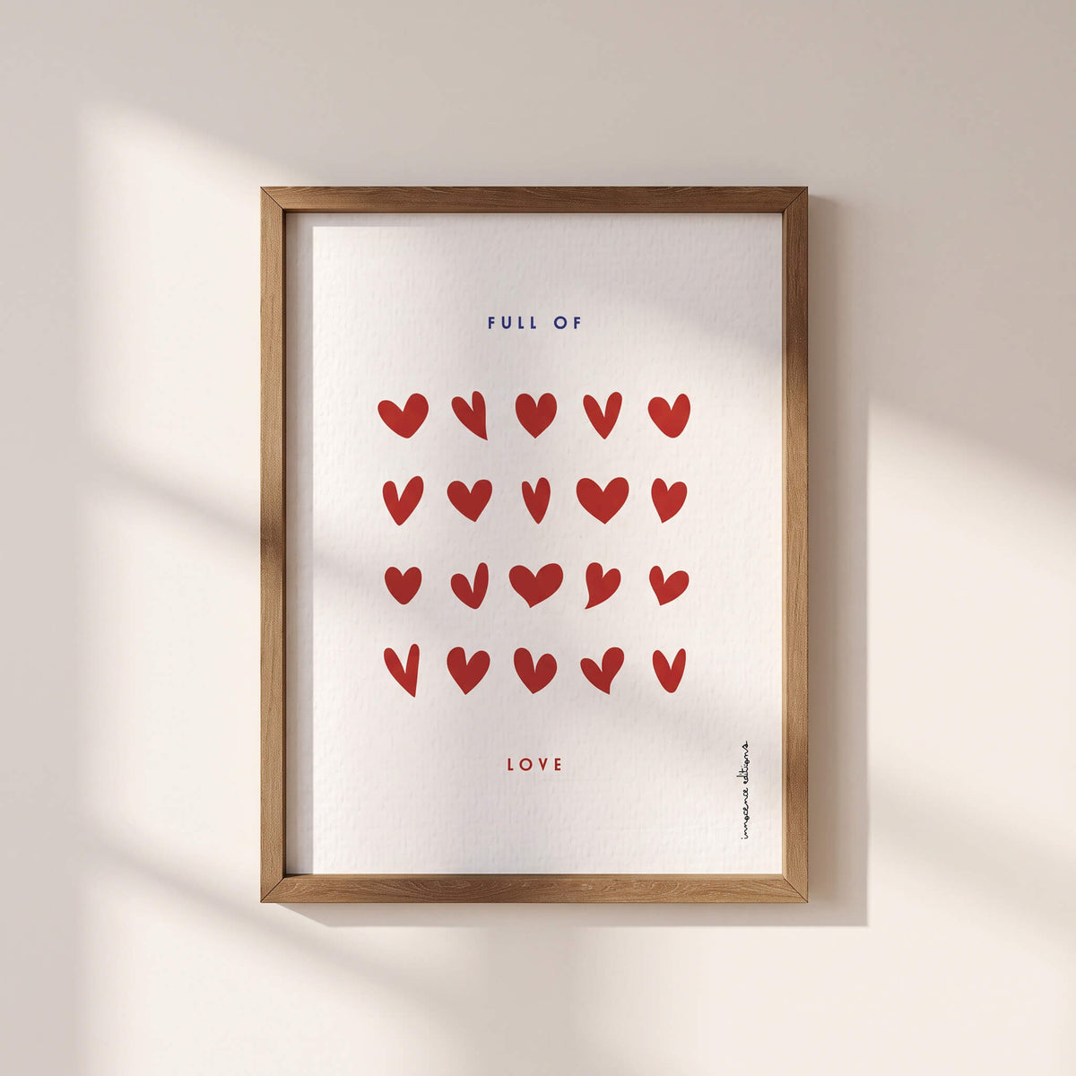 Poster Full of love