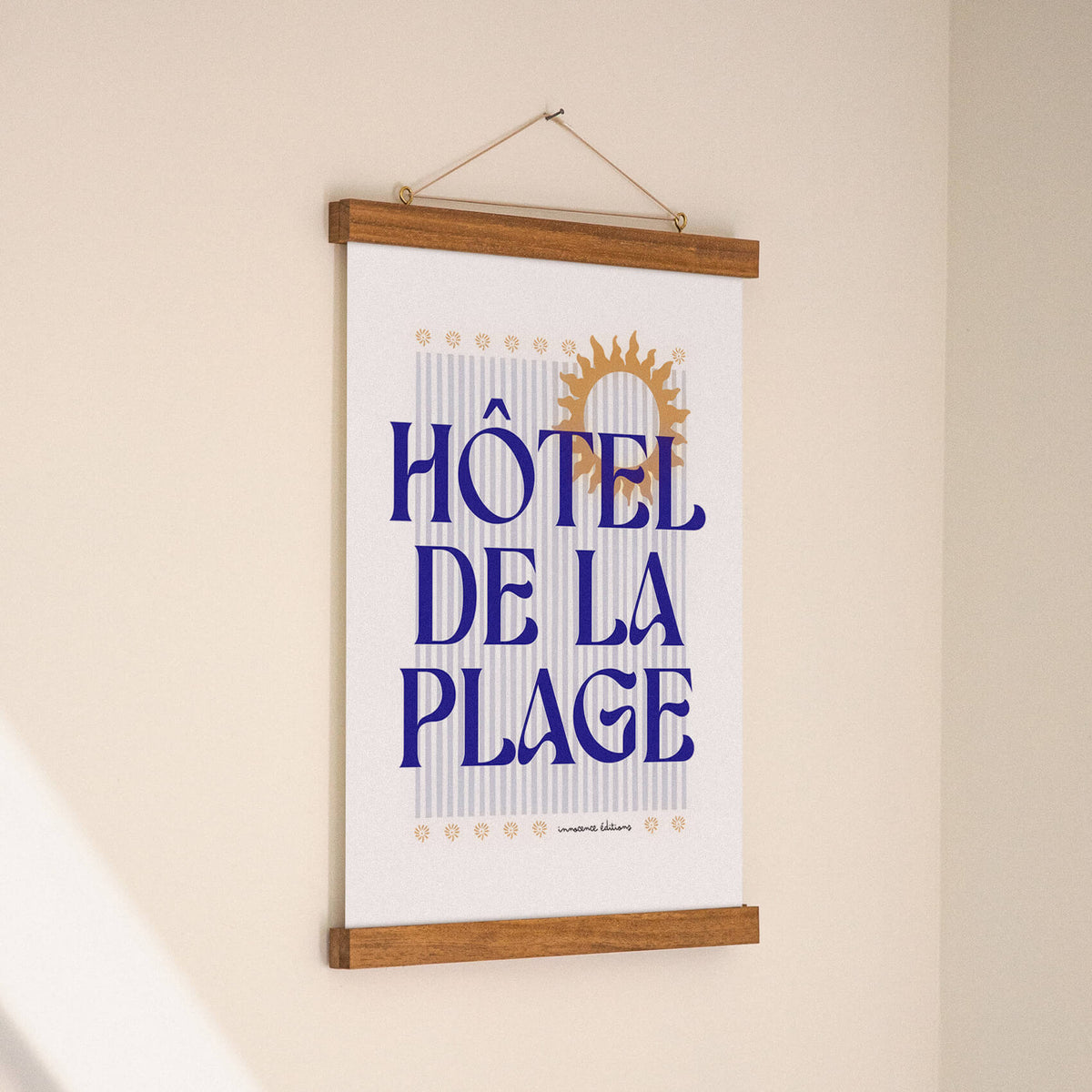 Affiche Hôtel de la plage