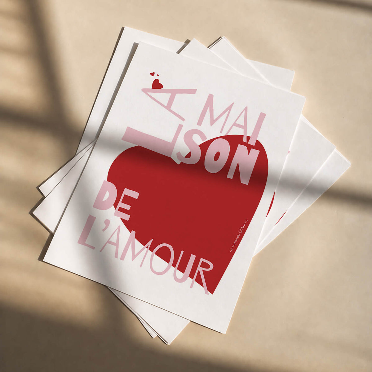 Poster Maison de l'amour