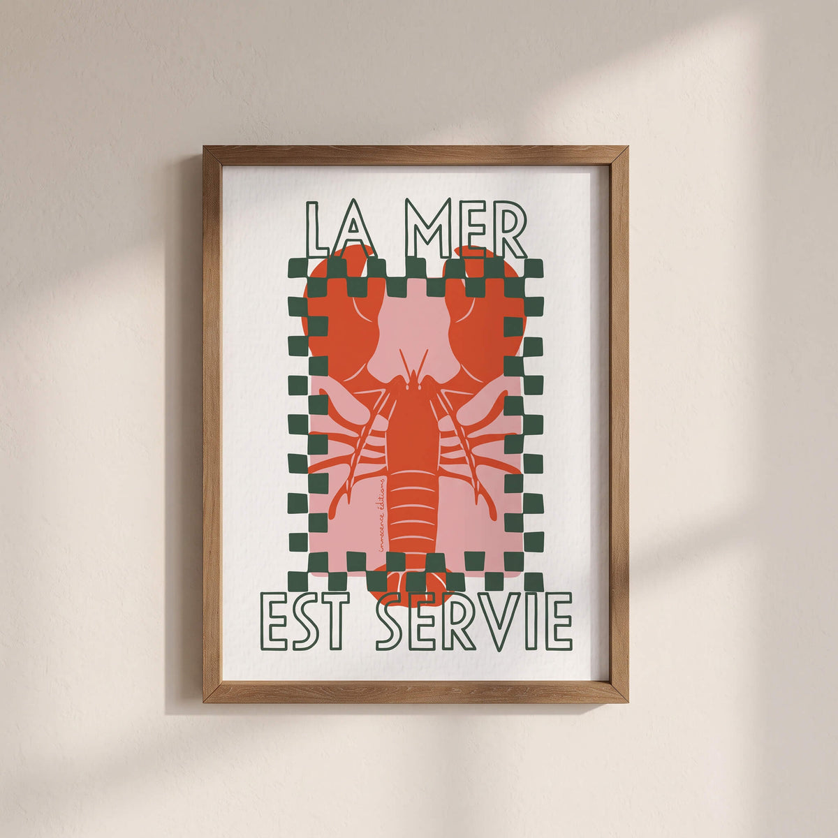 Affiche La mer est servie