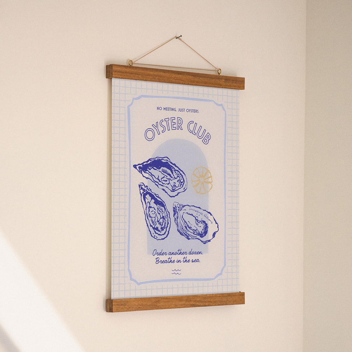 Affiche Oyster club