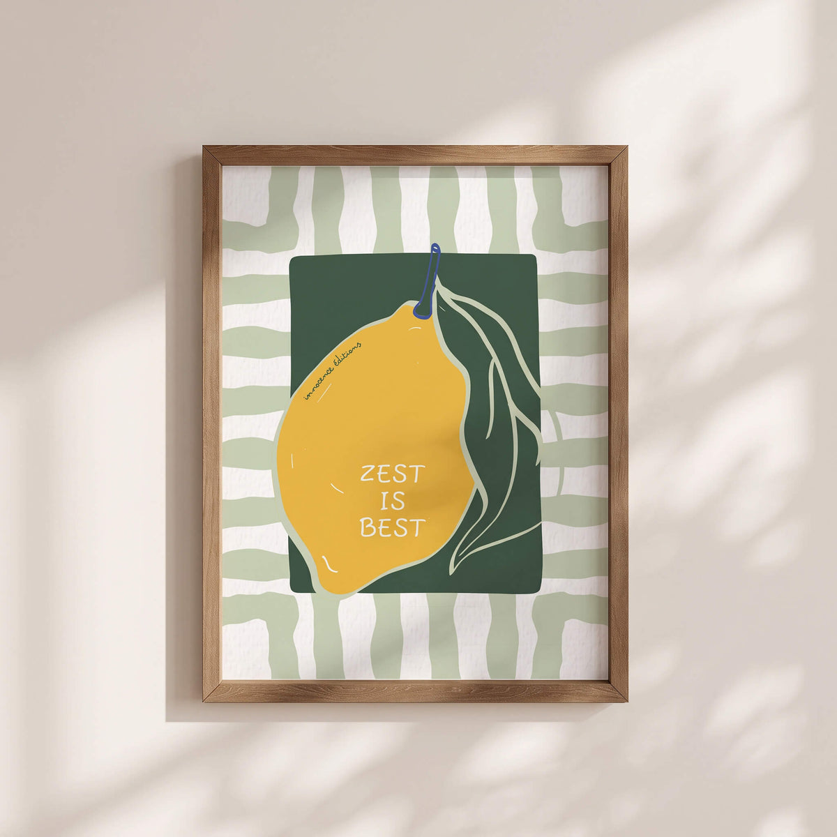 Affiche Zest is best